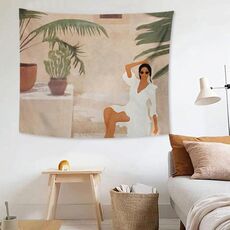 Tessuto Tapestry Esagerato Stile Astratto Sfondo Appeso Panno copertura del rivestimento, Dimensioni: 150x130 cm (Illustrazione 14)