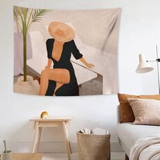 Tessuto Tapestry Esagerato Stile astratto Appeso Sfondo Appeso Panno di rivestimento, Dimensioni: 200x150 cm (Illustrazione 02)