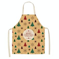 2 PCS Tessuto Biancheria per la pulizia Grembiule di natale Decorazione della festa di Natale Grembiule, Specifiche: 68x55cm (WQ-001522)