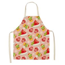 2 PCS Tessuto Biancheria per la pulizia Grembiule di natale Decorazione della festa di Natale Grembiule, Specifiche: 68x55cm (WQ-001523)