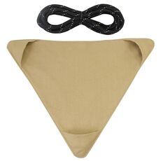 Sgabello a triangolo all'aperto Campo impermeabile Canvas portatile portatile fai da te sedia Scorpion sgabello da pesca (Khaki)