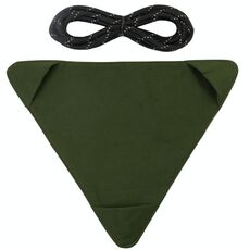 Sgabello a triangolo all'aperto Campo impermeabile Canvas portatile portatile fai da te sedia Scorpion sgabello da pesca (verde militare)