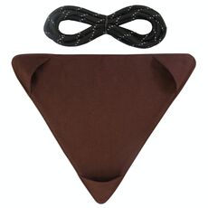 Sgabello a triangolo all'aperto Campo impermeabile Canvas portatile portatile fai da te sedia Scorpion sgabello da pesca (marrone)