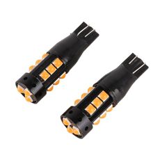 2 PCS T10 DC12V / 6.5W Auto Clearance Light a 15LEDS SMD-3030 perline lampada (luce gialla)