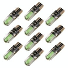 10 pz T10 DC12V / 1W Lampada da calibro di calibro auto perline perline (luce ghiacciata)