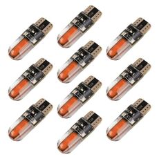 10 PCS T10 DC12V / 1W Auto Clearance Light Lamp Lamp perline (luce rosa)