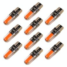 10 PCS T10 DC12V / 1W Auto Clearance Light Lamp Lamp perline (luce rossa)