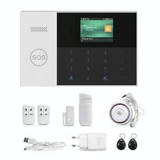 3G / GPRS + WiFi intelligente sistema di allarme con la tastiera di tocco e schermo LCD e funzioni RFID