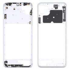 Per Samsung Galaxy A22 5G Cornice centrale con cornice (bianca)