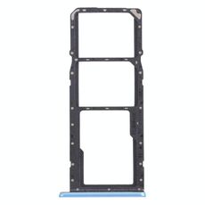 Per OPPO Realme C21 / Realme C21Y RMX3201, RMX3261 Vassoio per schede SIM + Vassoio per schede SIM + Vassoio per schede Micro SD (blu)