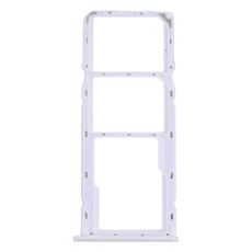 Per OPPO Realme 6i / Realme Narzo 10 Vassoio per schede SIM + Vassoio per schede SIM + Vassoio per schede Micro SD (bianco)