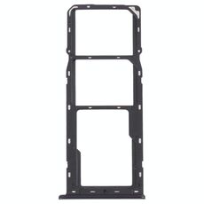 Per OPPO A12 CPH2083, CPH2077 Vassoio per schede SIM + Vassoio per schede SIM + Vassoio per schede Micro SD (nero)