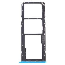 Per OPPO A12 CPH2083, CPH2077 Vassoio per schede SIM + Vassoio per schede SIM + Vassoio per schede Micro SD (blu)
