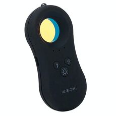 Hotel Anti-Spy Monitoring Detector Portatile Monitor Videocamera Allarme Torcia elettrica Anti-Theft Home Rilevatore a infrarossi (nero)
