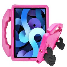 Per Lenovo Tab M10 FHD Plus 2 ° Gen TB-X606F Materiale EVA Bambini Appartamento Bambini Anti Cady Cover Shell protettive con staffa di pollice (Rose Red)