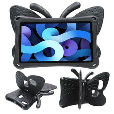Huawei MediaPad M5 8.4 / M6 8.4 / m3 8.0 / m3 8.4 / M3 8.0 / m3 8.4 / T3 8.0 / M3 8.4 / T3 8.0 / onore Waterplay Waterplay 8.0 Farfalla Bracket Style EVA Bambini Cassa di caduta della prova di caduta (nero)