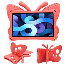 Per Huawei MediaPad M5 8.4 / M6 8.4 / M3 8.0 / M3 8.4 / T3 8.0 / Honor Waterplay 8.0 Cavalletto a farfalla Custodia per tablet per bambini EVA (rosso)