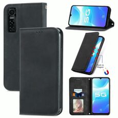 Per Vivo S7 E Retro Skin Self Affari Business Magnetic Horizontal Case flip in pelle con supporto e carte Slot e portafoglio e cornice fotografica (nero)