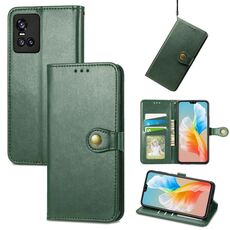 Per vivo S10 / S10 PRO Custodia in pelle massello di colore solido (verde)