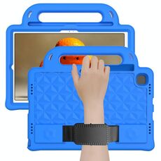 Per Lenovo Tab M10 PLUS TB-X606 10.3 Diamond Series EVA Anti-caduta antiurto antiurto manicotto con shell protettivo con supporto e cinturino (blu)