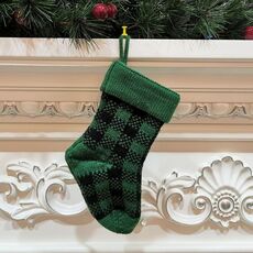 2 pezzi a maglia natale stoccaggio decoration decorazione ciondolo bambino acrilico zucchero sacchetto regalo (verde)