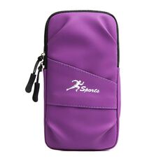 Esecuzione di Borsa per il braccio del telefono cellulare Sport Yoga Fitness Borsa per cellulare (B222 viola)