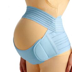 Pancia prenatale Supporto per la pancia in tre pezzi Cintura di supporto per pancia traspirante per le donne in gravidanza prima del parto, Dimensioni: XXL (blu)