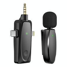 AP003 Mini Smart Riduzione del rumore Microfono wireless Lavalier (nero)
