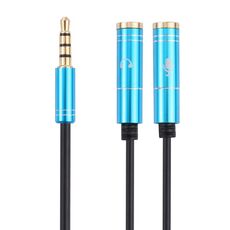Cavo adattatore maschio da 2,5 mm da 3,5 mm a 3,5 mm (blu)