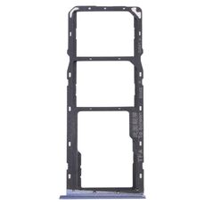 Per OPPO Realme C15 RMX2180 Vassoio per schede SIM + Vassoio per schede SIM + Vassoio per schede Micro SD (blu)