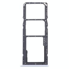 Per OPPO Realme 7 (Globale) Vassoio per schede SIM + Vassoio per schede SIM + Vassoio per schede Micro SD (bianco)