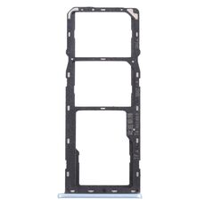Per OPPO A15 CPH2185 Vassoio per schede SIM + Vassoio per schede SIM + Vassoio per schede Micro SD (blu)