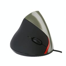JSY-12 5 Tasti USB Wired Mouse verticale Mouse ergonomico Brace Brace Mouse ottico (grigio argento)