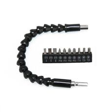 2 Set Drill Electric Trapano universale Accoppiamento Accoppiamento Bit Set multifunzionale Set di accessori per trapano elettrico per albero flessibile, Stile: 11 PZ / Set