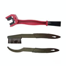 5 set BG-7168 Pennello per la pulizia della bicicletta e della moto Brush Brush Brush Brush, Colore: rosso + Pennello piccolo