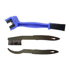 5 set BG-7168 Bicycle e moto Pennello per la pulizia della moto Brush Brush Brush, Colore: blu + Pennello piccolo