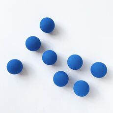 8 pezzi/set di oggetti di scena per foto di ornamento di sfondo per studio con sfera blu