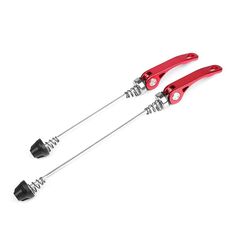 3 set BG-M5147 Mozzo mountain bike con leva a sgancio rapido lungo (rosso)