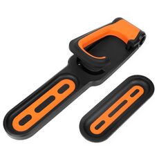 BG-R16 Bicycle Pieghevole Parete Mobile Gancio Bicicletta Mountain Mountain Bike Display rack (nero arancione)