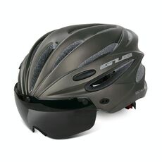 GUB K80 Plus Casco da bici con visiera e occhiali (colore in titanio)