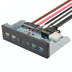 2 x USB 3.0 + 2 x USB 2.0 + HD Audio + USB-C / Type-C con Pannello frontale SATA7 + 15 unità ottica