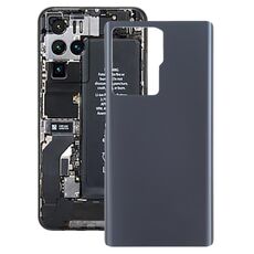 Cover posteriore della batteria di vetro per ZTE AXON 30 Ultra 5G (nero)