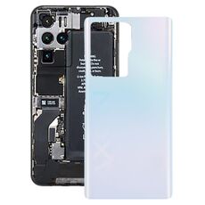 Copertura posteriore della batteria di vetro per ZTE AXON 30 Ultra 5G (bianco)