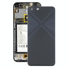 Per Alcatel One Touch X1 7053D Coperchio posteriore batteria in vetro (nero)