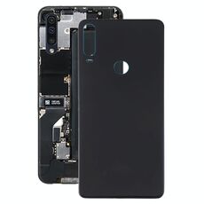 Per Alcatel 3x (2019) 5048 5048U 5048Y Coperchio posteriore batteria in vetro (nero)