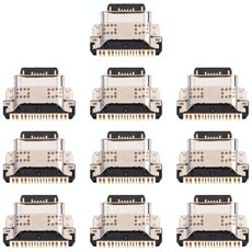 Per vivo X60 / X60t V2045 V2046A V2085A 10 pezzi Connettore porta di ricarica
