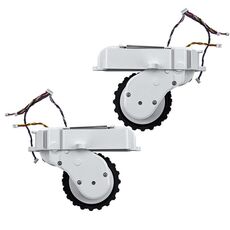 2 PCS Sweep and Mop Machine Walking Wheel per Mijia Styj02YM / MVVC01-JG (bianco)