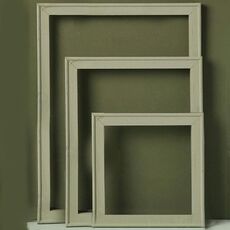 3 in 1 diverse taglie MORANDI colore in legno fotogramma serigrafia serie colore spray vernice foto puntelli fotografia sfondo ornamenti (verde normale)
