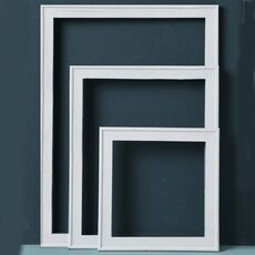 3 in 1 diverse dimensioni MORANDI Colore Colore in Legno Photo Frame Series Colore Spray Vernice Popolari Puntelli fotografia Sfondo Ornamenti (azzurro)
