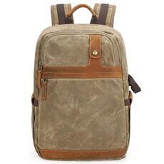 D1383 SLR Outdoor SLR Digital Camera Zaino impermeabile Batik Baik Borsa per fotocamera in tela (Kaki)